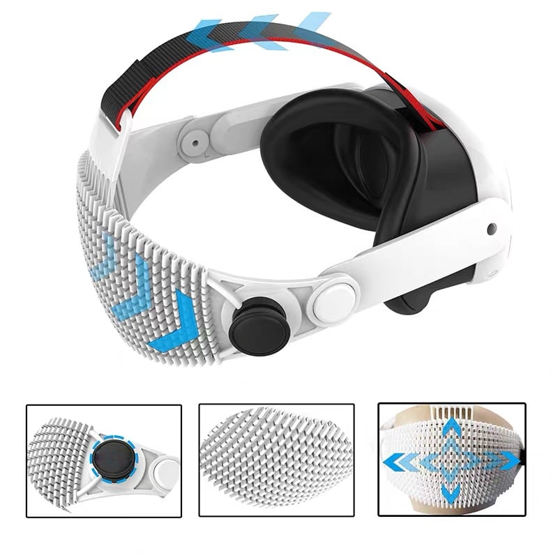HMD シリコンメッシュ・ストラップ for Quest 3 / 3S | Elite