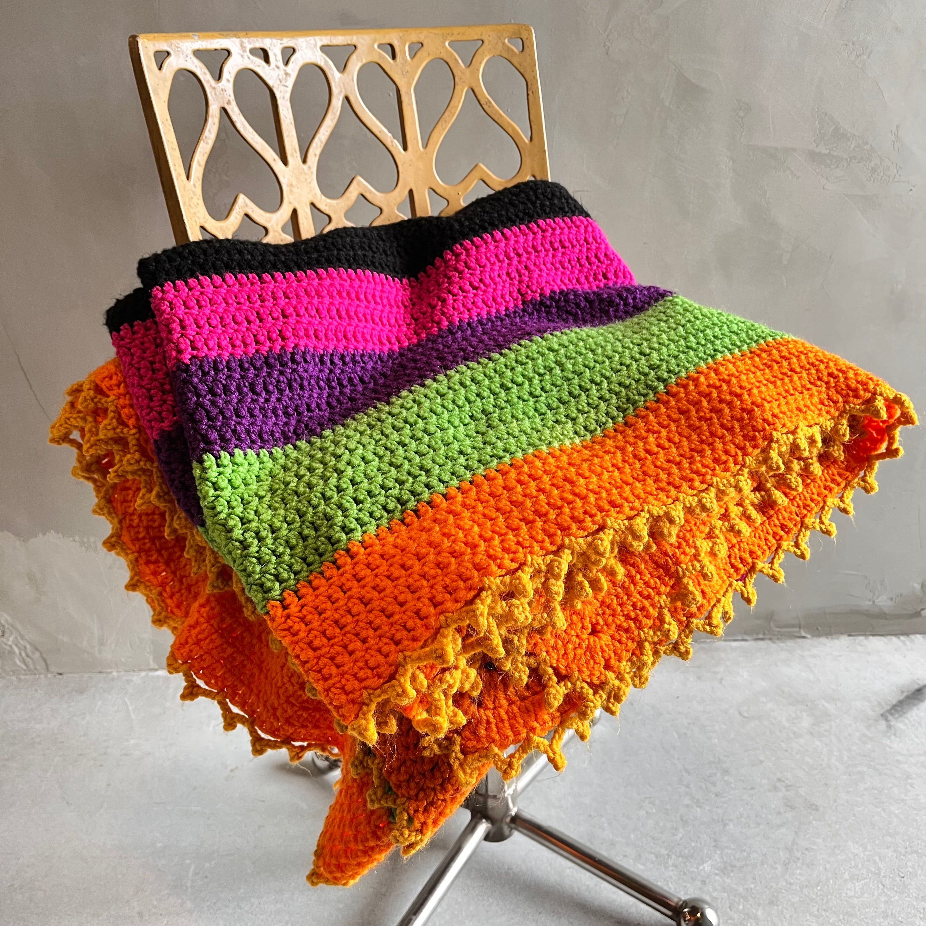 USA vintage】グラニーブランケット レトロカラー – 雑貨屋ポッポ