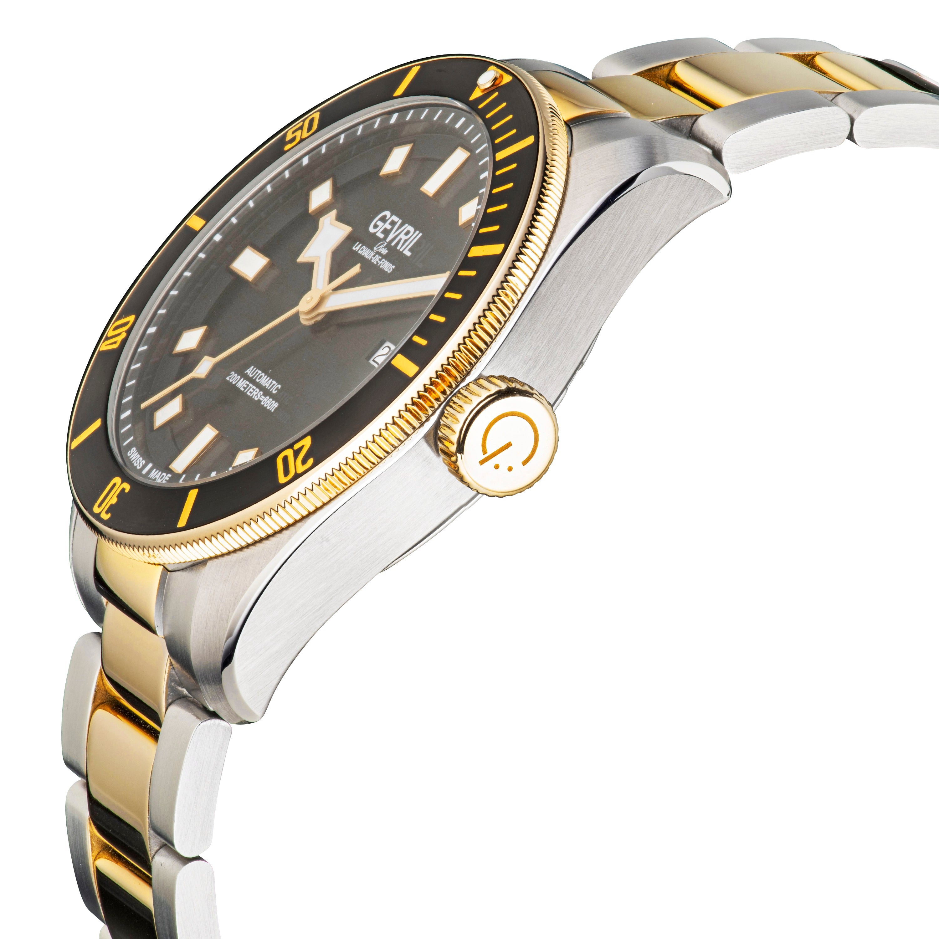 Yorkville Gevril Men's Yorkville Black Dial Sellita SW200 Swiss