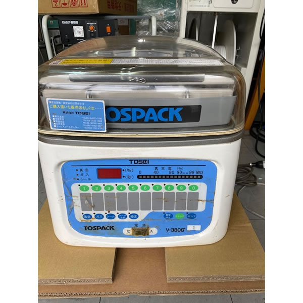東静電気 真空包装機 V-380Gレンタル5日以内/RE-Z-0895-4-5/測定/包装