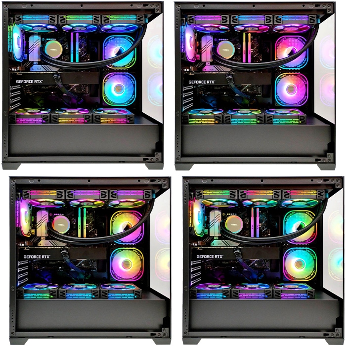 ゲーミングPC GP-V3 ブラック ピラーレス GeForce RTX5070 AMD Ryzen7