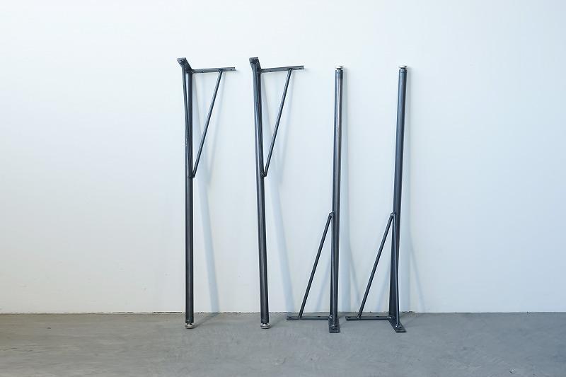 鉄脚】4本脚L字型 テーブル用 テーブル脚木材通販（無垢材・集成材