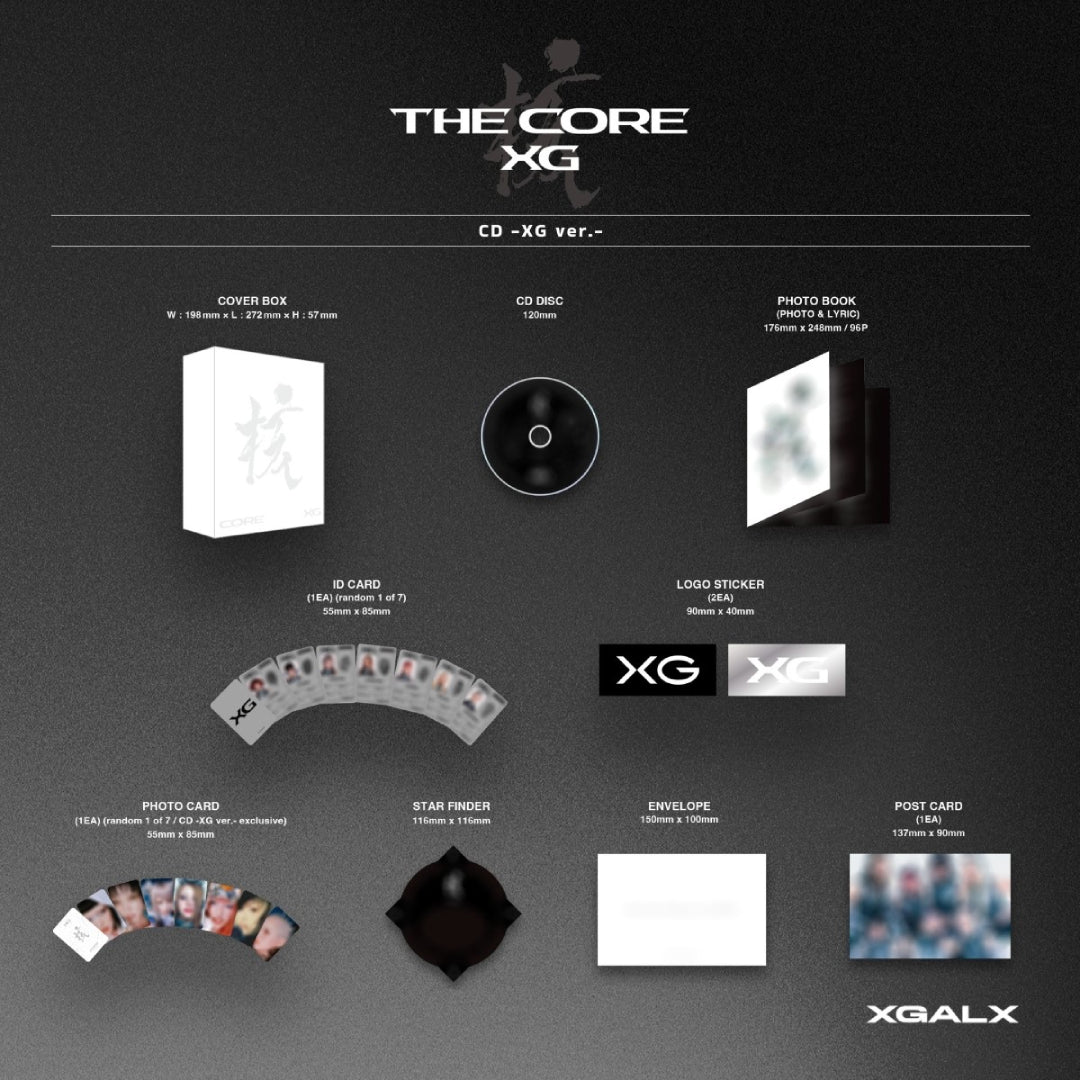 XG WORLD TOUR: THE CORE LIMITED UNIT TRADING CARD BONUS】【CD -XG