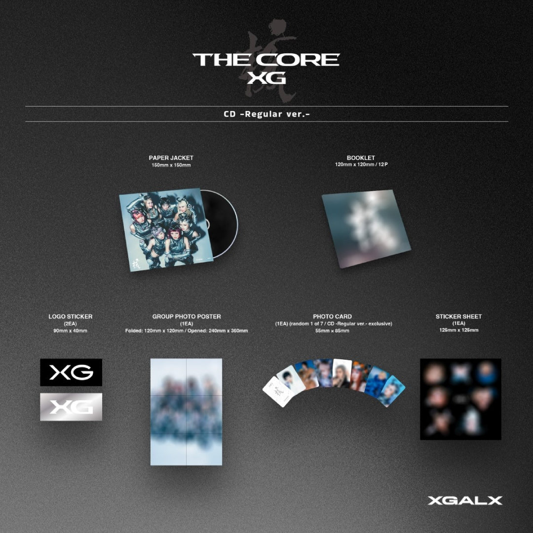 XG WORLD TOUR: THE CORE LIMITED UNIT TRADING CARD BONUS】【CD