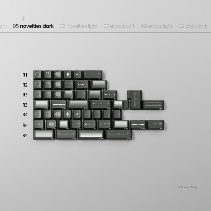 Pre-order] PBTfans x Openkey Design Less, but better Dark