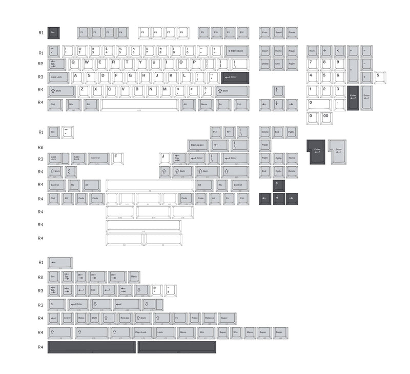GB] WS PBT Gray Skies