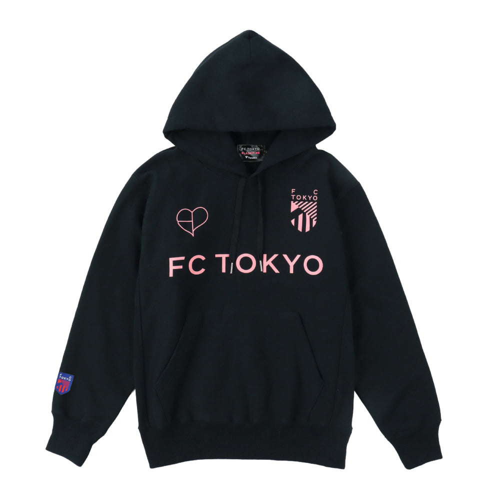 FC東京×BLACKPINK ロゴ フーディ ブラック – YGEX OFFICIAL SHOP