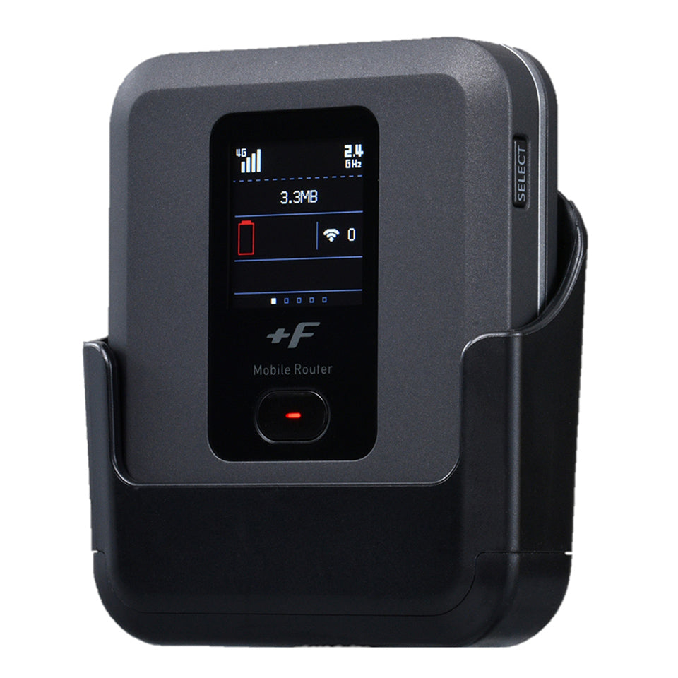 モバイルルーター +F FS040W 専用カー・セット 富士ソフト 新品