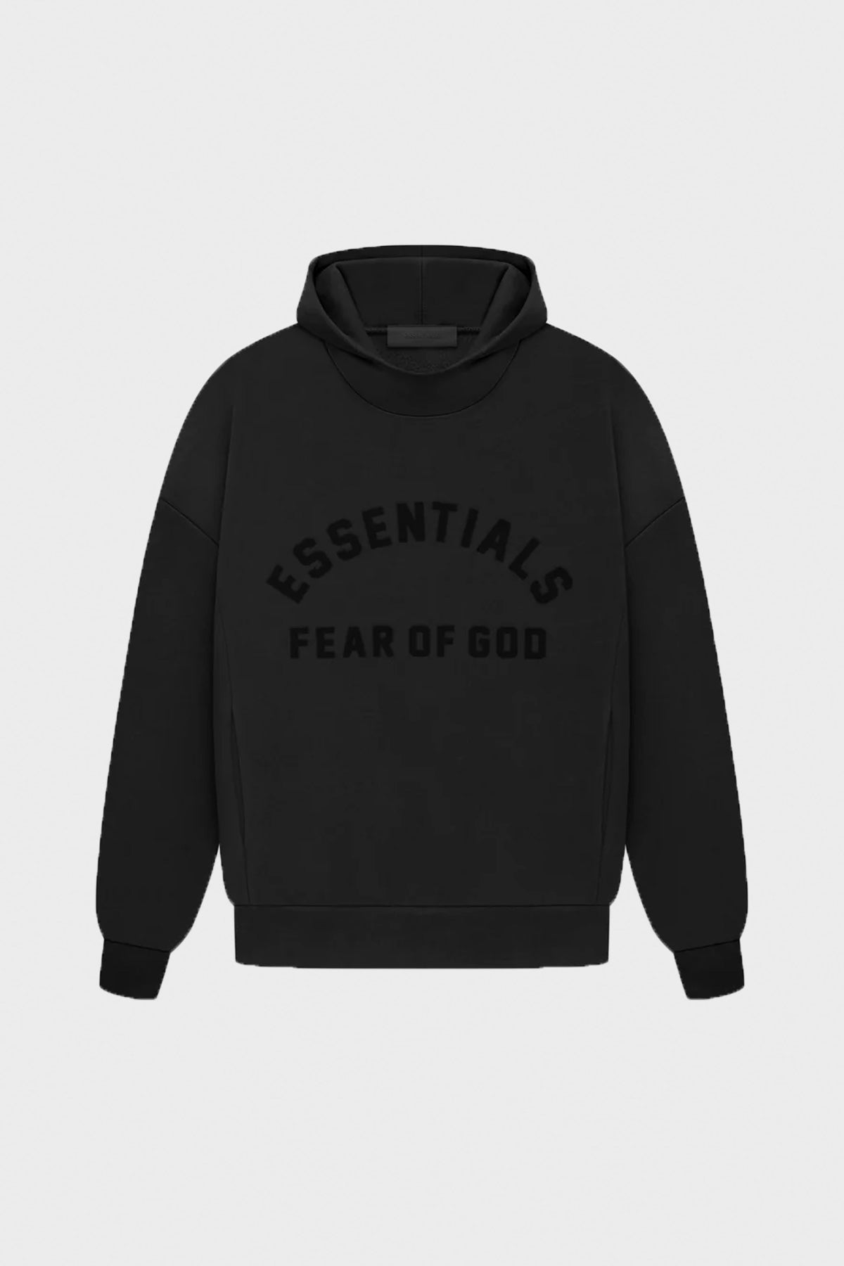 Fear of God Essentials Hoodie Core | Jet Black | Canoe Club