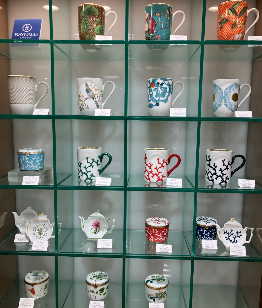 フランス🇫🇷 RAYNAUD(レイノー)より | 特選和洋食器売場 | 大丸京都店