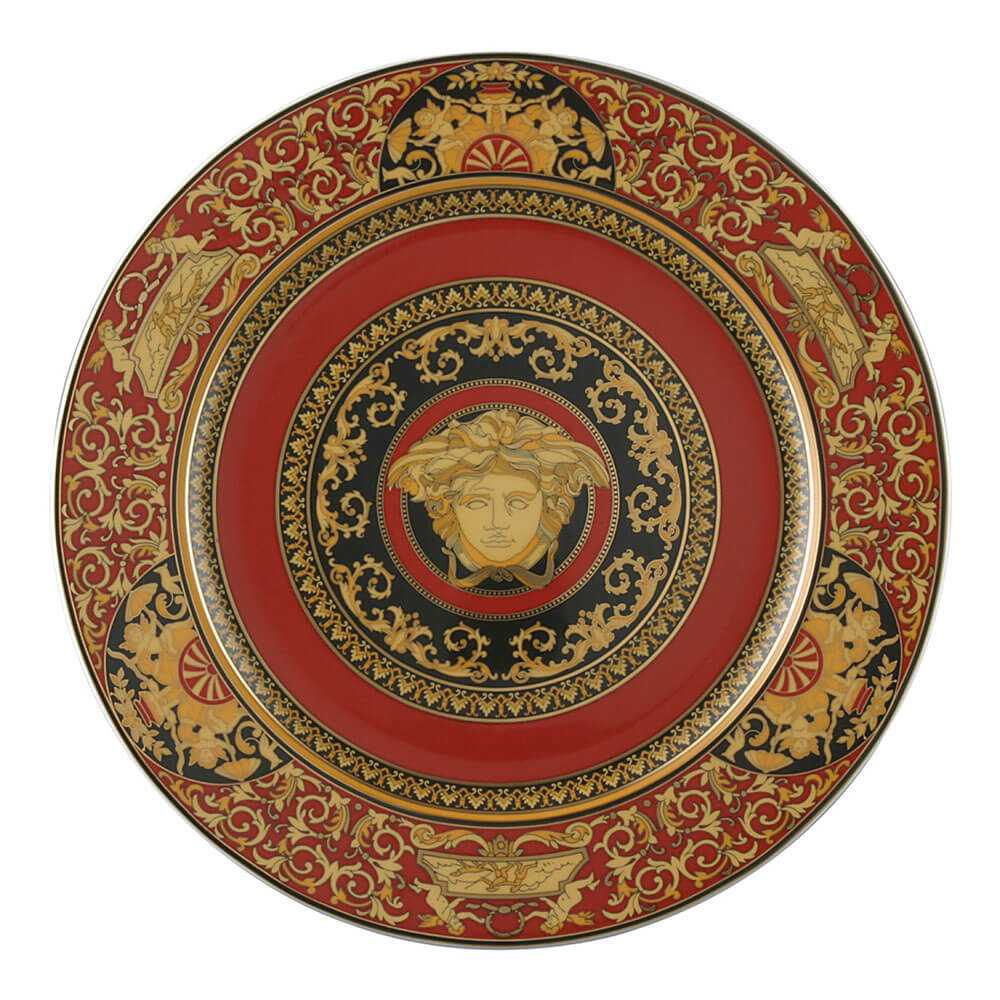 Versace meets Rosenthal Medusa Service plate diam. 30 cm.
