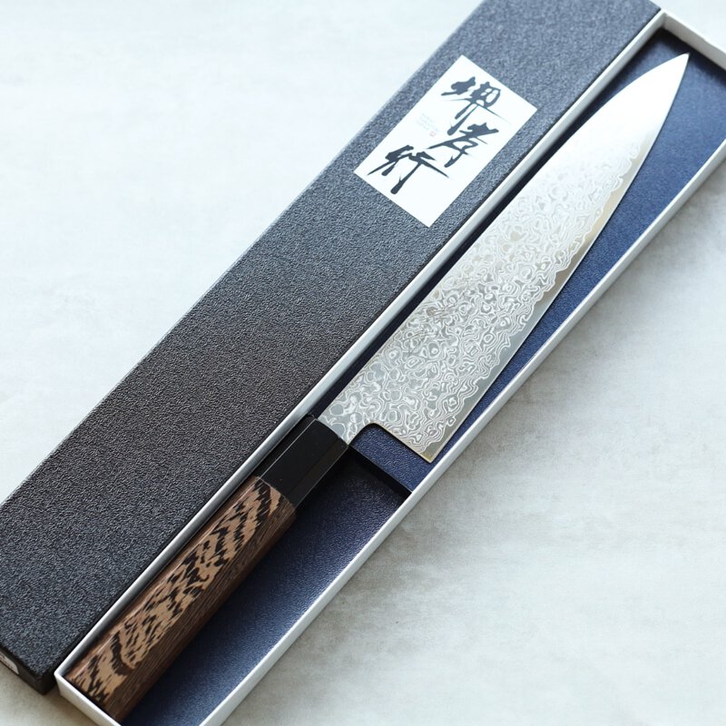 堺孝行銀河和牛刀210mm ZA-18鋼大馬士革