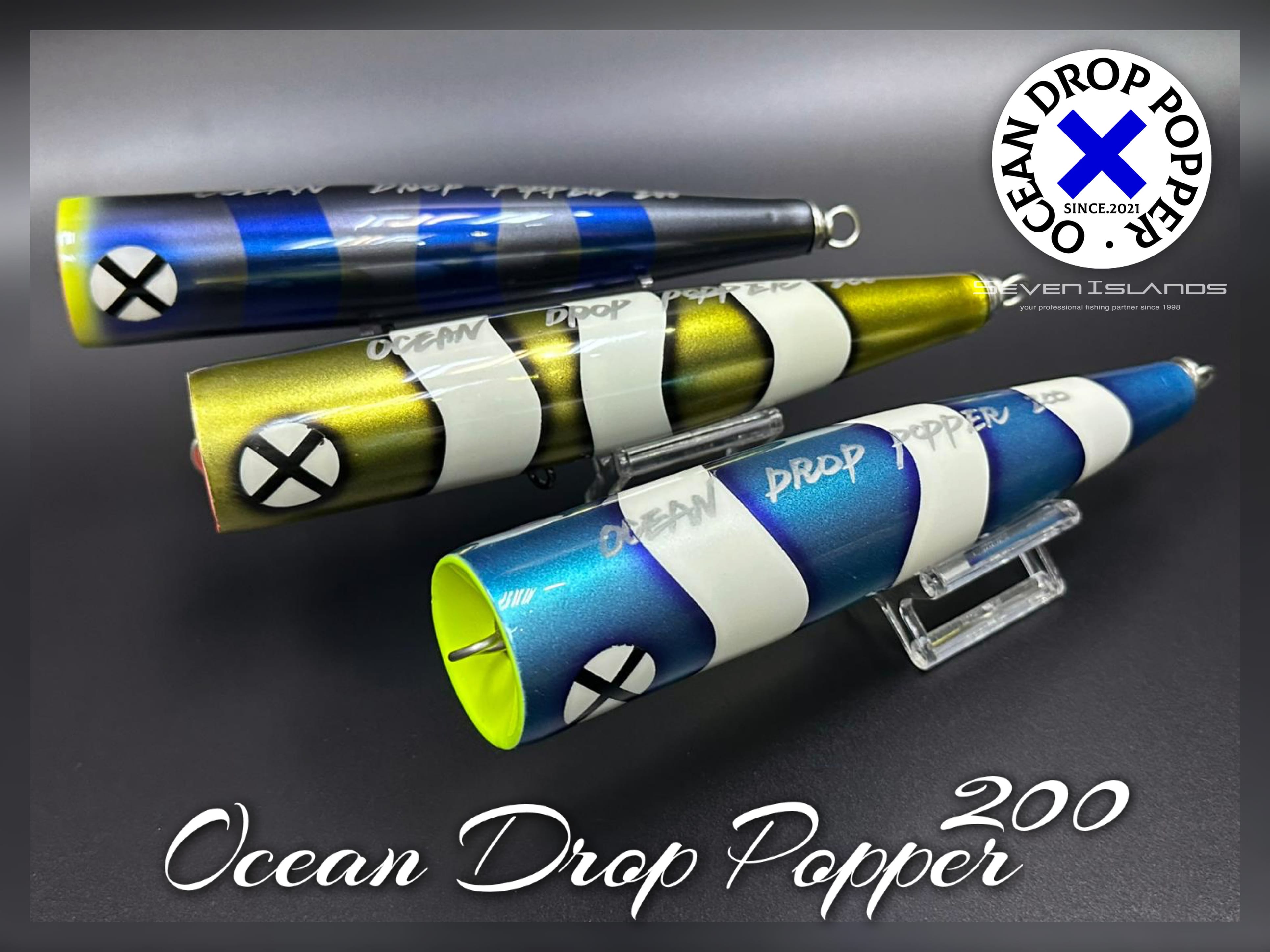 D.W.T LURES Ocean Drop Popper 200