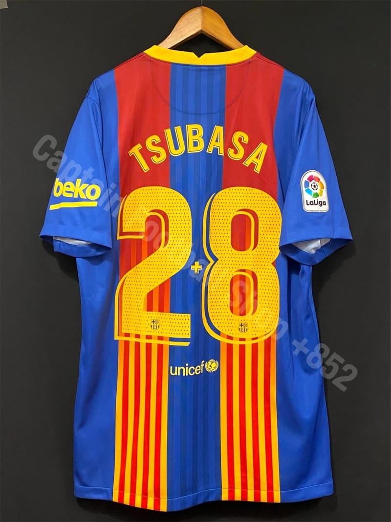 FC Barcelona 2020-2021 Nike Forth Shirt #28 TSUBASA