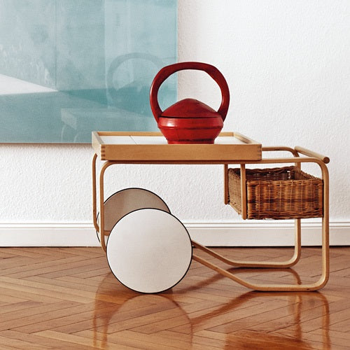 Tea Trolley 900 ホワイトタイル W900mm - YAMAGIWA OnlineStore