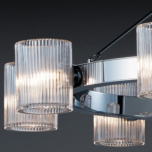 FLARE 8灯 クローム/クリア Φ800mm - YAMAGIWA OnlineStore