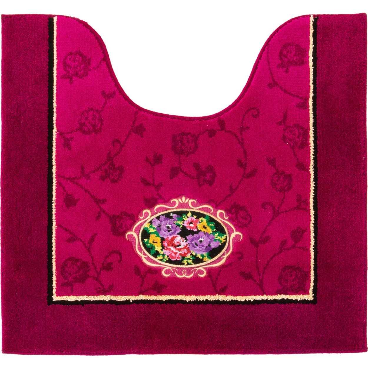 オカ トイレマット おしゃれ シェニールロゼ 約60×63cm レギュラー