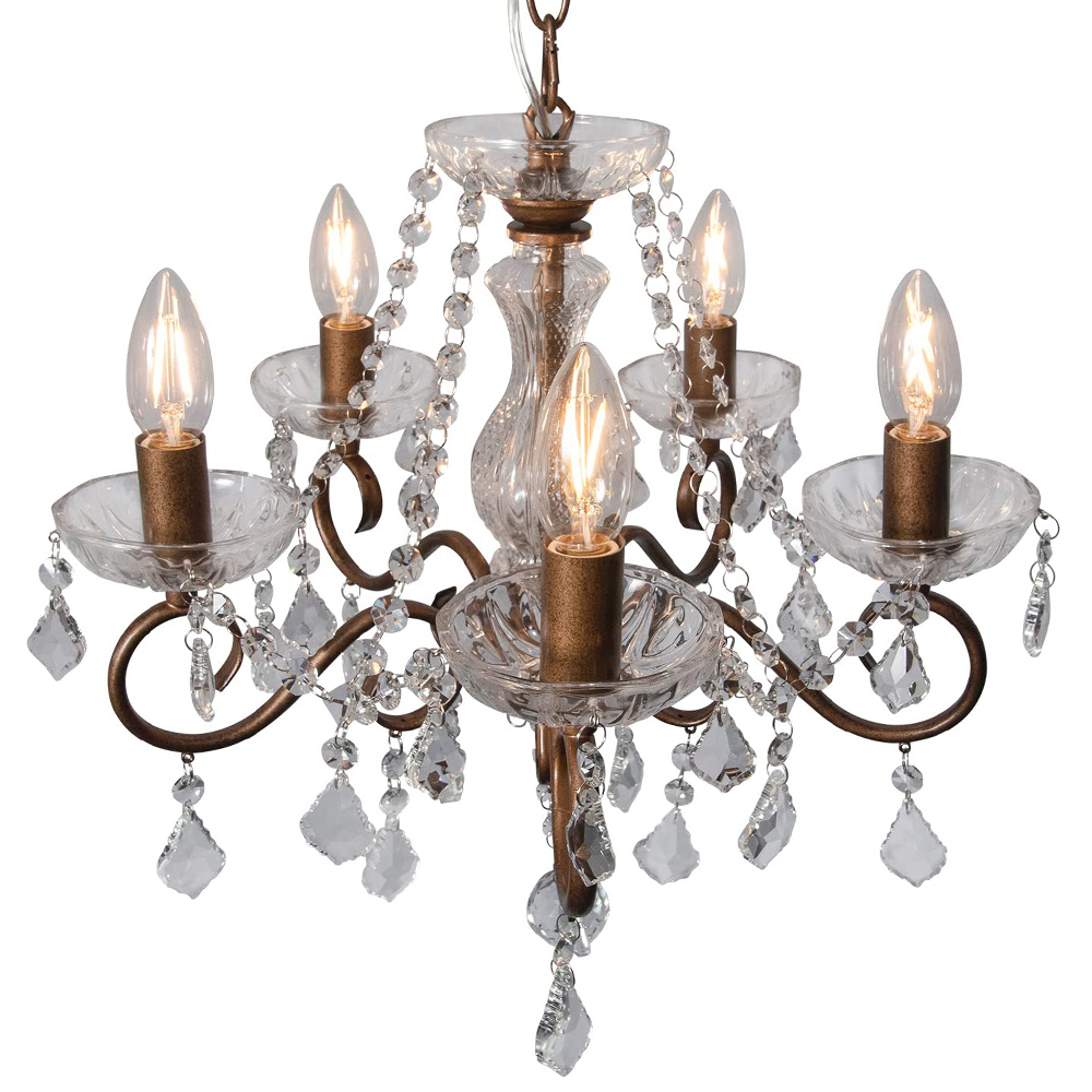 シャンデリア 別売りでリモコン付き LED 照明 おしゃれ led対応 5灯