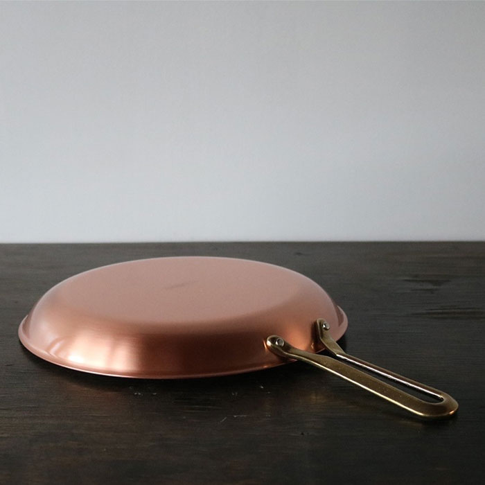 新光金属 プレイクッキング 素銅仕上げ 浅型フライパン 22cm PL-1813