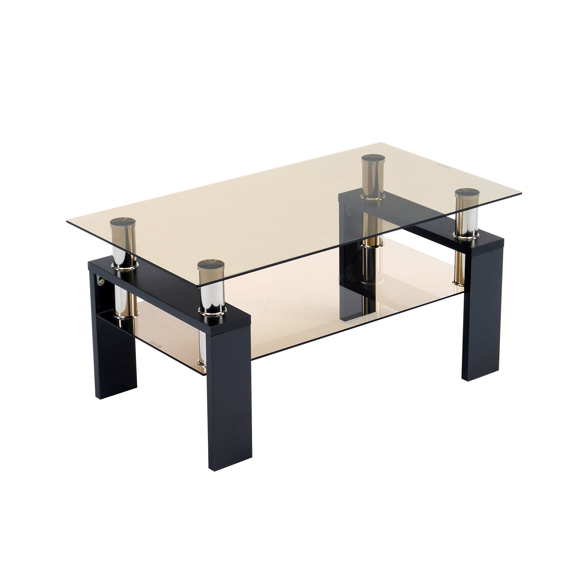 BTM 【方形】ガラステーブル センターテーブル ローテーブル モダン