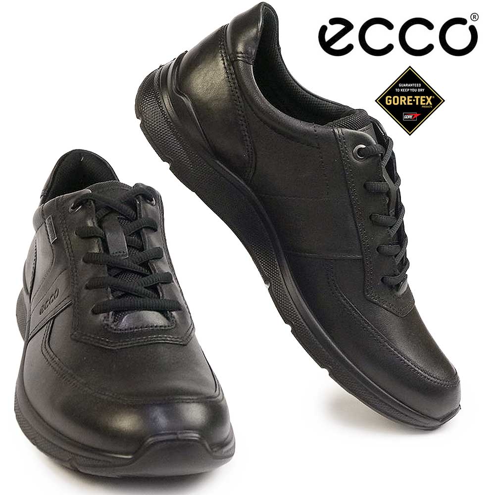 ecco（エコー） 靴 防水 ゴアテックス レザースニーカー ビジネス