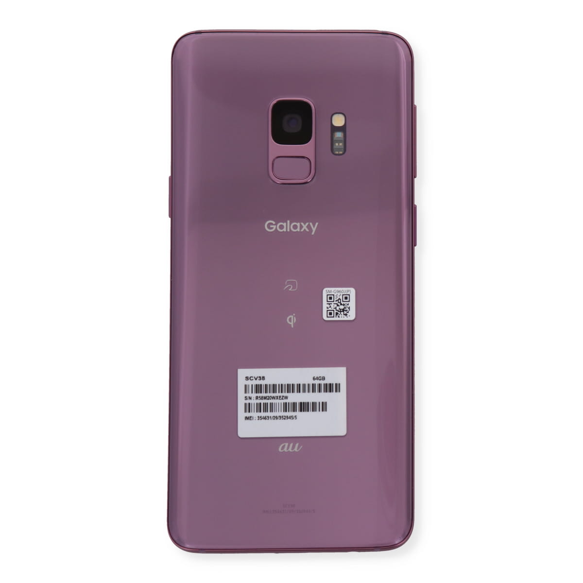 Galaxy S SCV38 S9 64GB au SIMロック解除済み 中古 スマホ
