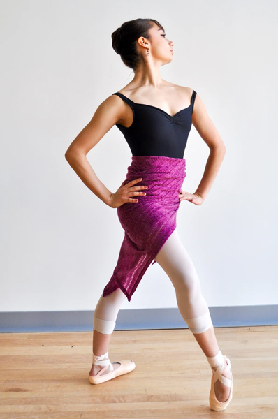 ルビア ニットラップ Rubia Wear ウォームアップ CORA WRAP : バレエ