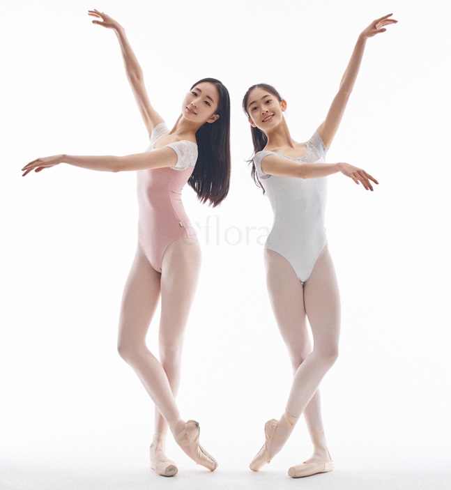 バレエ レオタード 子供 ジュニア 大人 半袖 e`flora イーフローラ