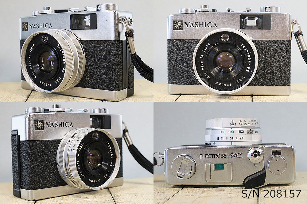 整備済】【保証付 】 ヤシカ YASHICA ELECTRO 35MC S/N 208157（ケース