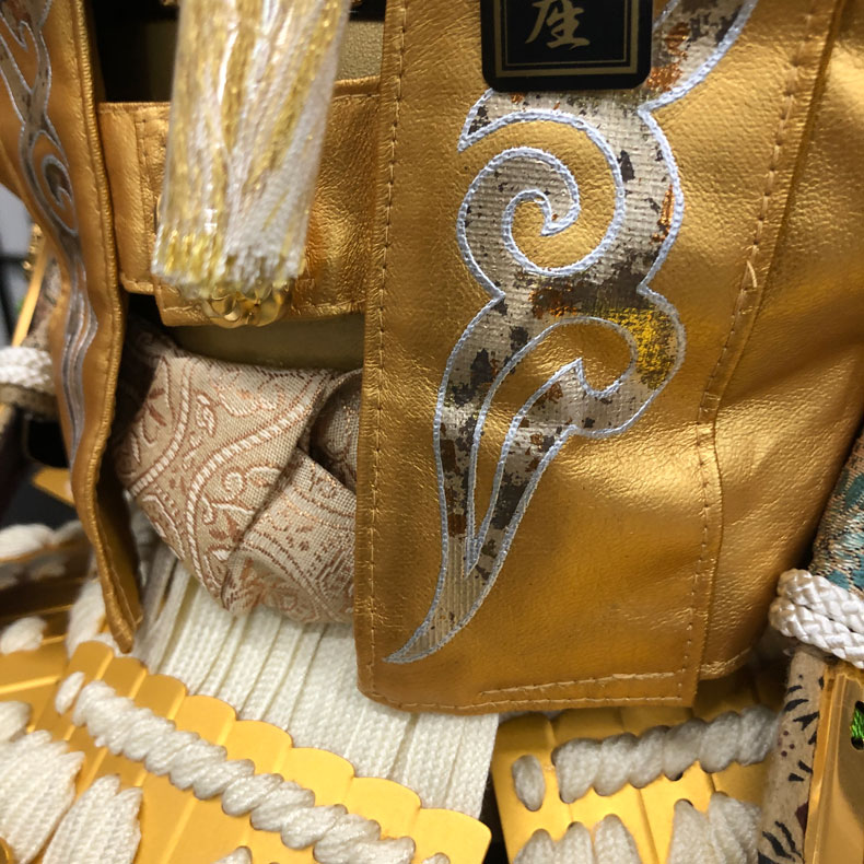 甲冑師 翠鳳作 黄金伊達政宗公之鎧 収納式 鎧飾り 10号 鎧単品 五月