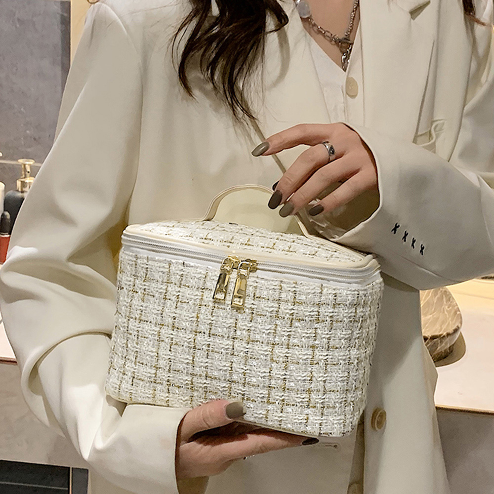 コスメポーチ大容量 使いやすい収納バッグ【ネコポス投函