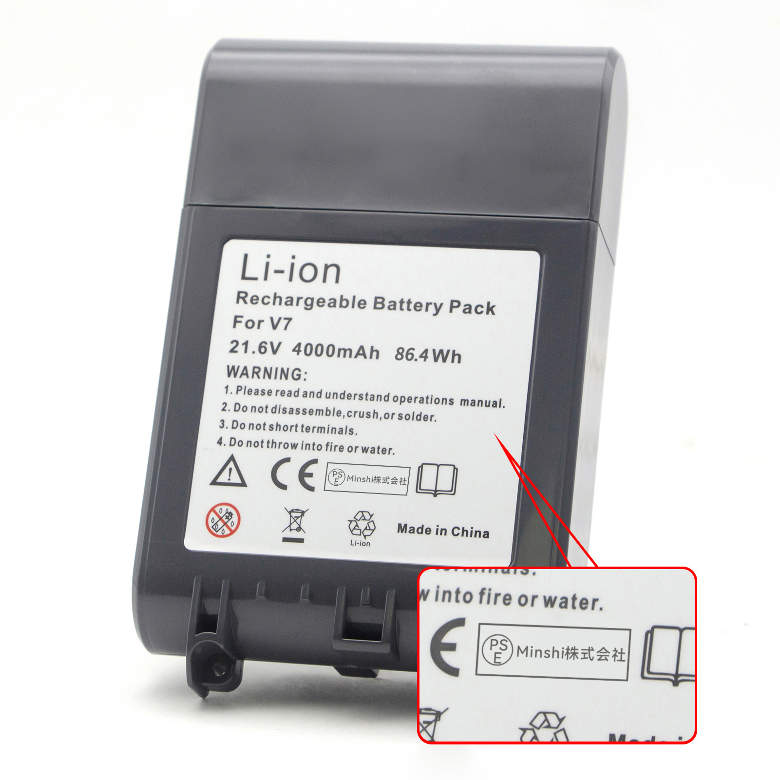 v7 【期間限定 5%OFF】ダイソン V7 SV11 バッテリー 大容量 4000mAh