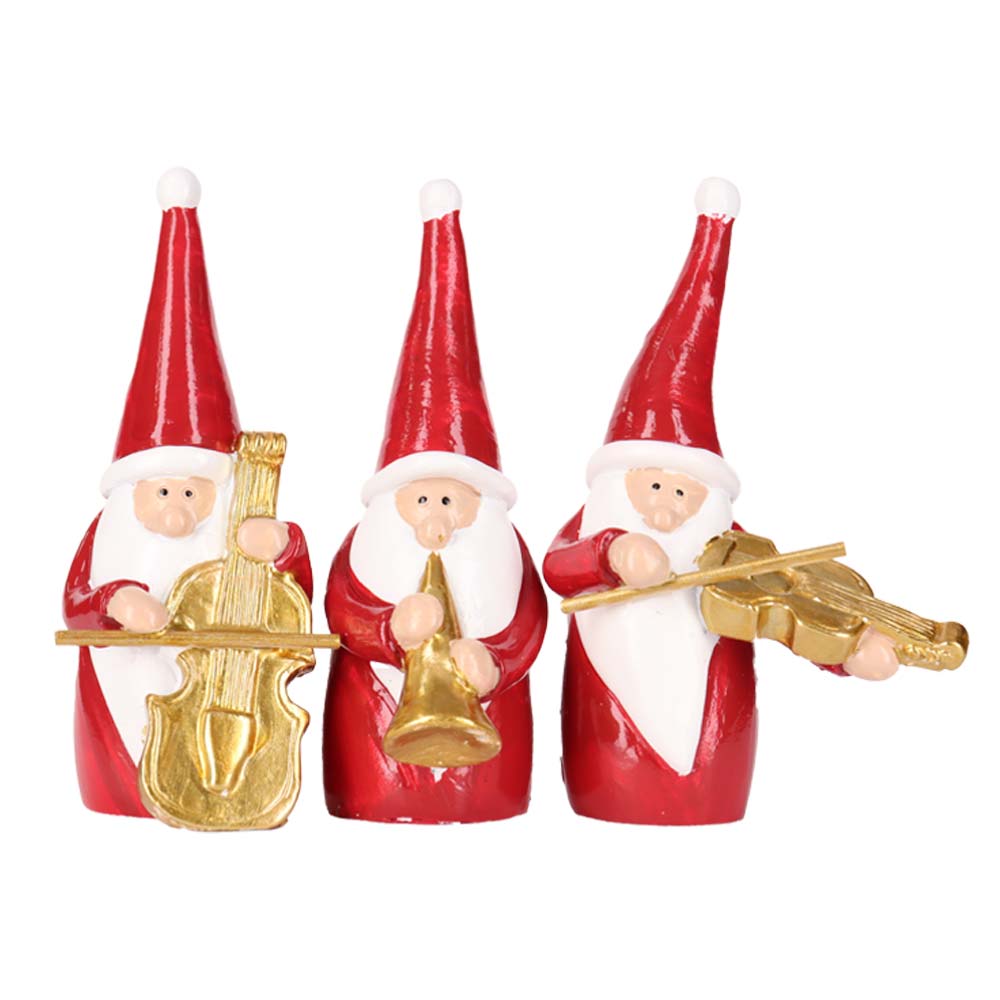 クリスマス サンタ オーナメント セット オブジェ 楽器 ギフト Santa