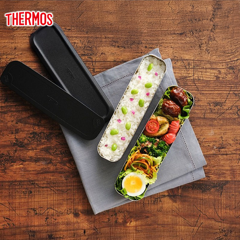 みよし漆器本舗 サーモス 弁当箱 2段 815ml 保冷 ケース付き 箸付き お