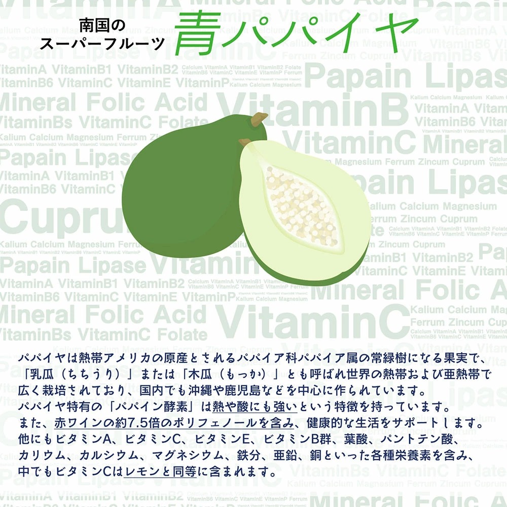 パパイヤ＆ラズベリー 30包 ダイエットサポート 脂肪 分解 酵素 L