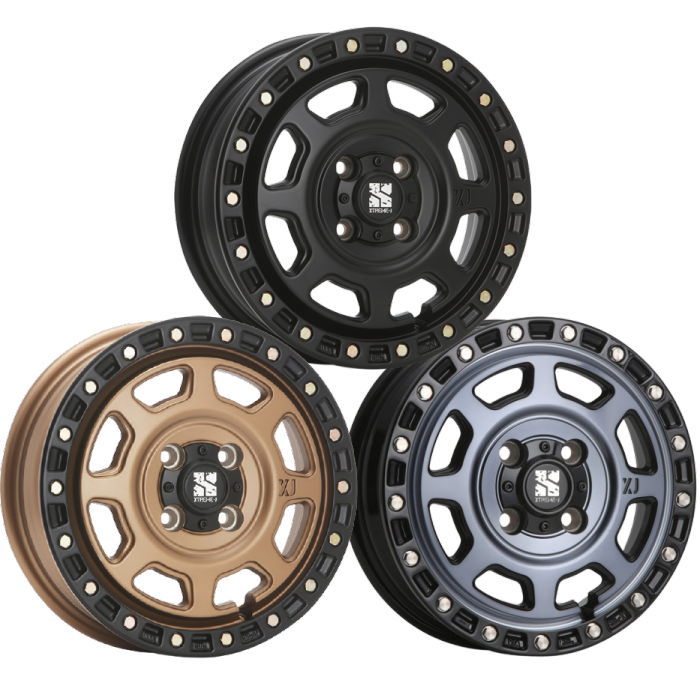 MLJ 12インチ 4穴 100 4B XTREME-J XJ07 サテンブラックorマット