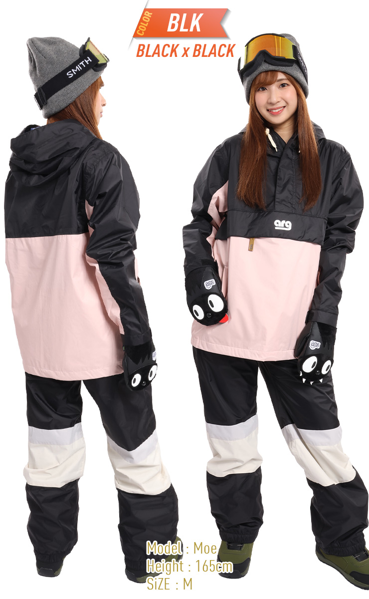 ARG エーアールジー 上下セット スノーボードウェア イージー