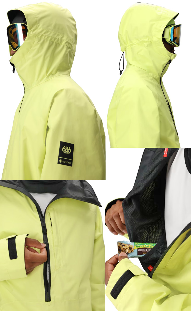 686（シックスエイトシックス） 25-26 686 GORE-TEX FRAGMENT SHELL