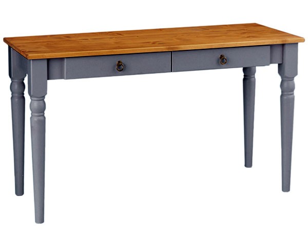 デスク 机 パソコンデスク 学習机 幅130cm 木製 収納付き フレンチ