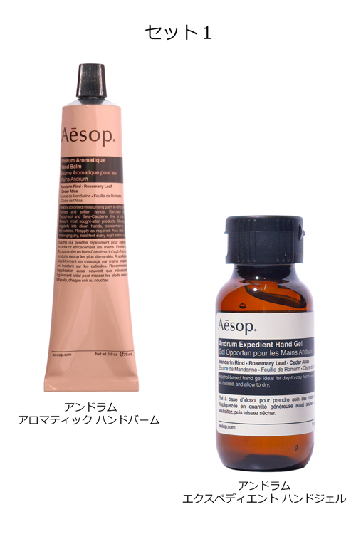 Aesop（イソップ） ギフト セット アンドラム レスレクション アロマ