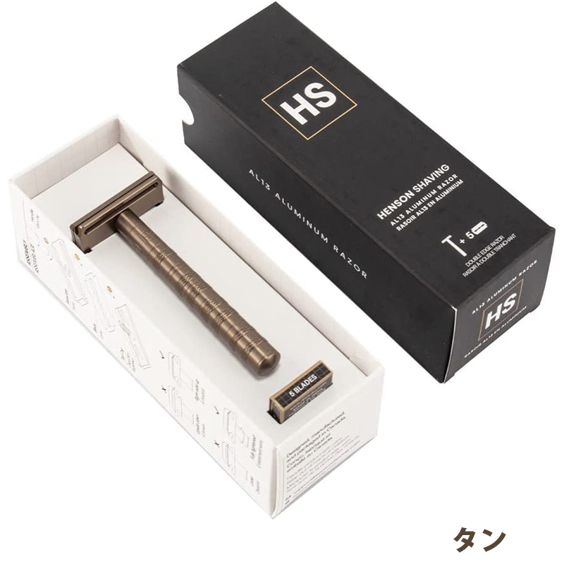 ヘンソンシェービング HENSON AL13 シェーバー 替刃5枚付ヘンソン