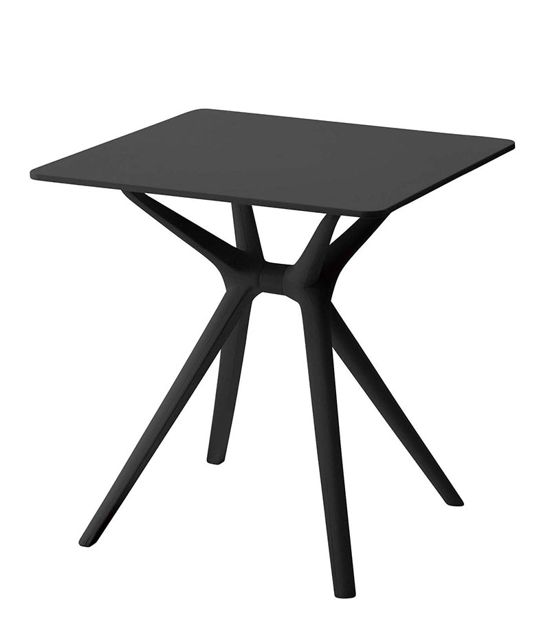 東谷 テーブル 正方形 幅70 プラスチック 屋外 カフェ ガーデン