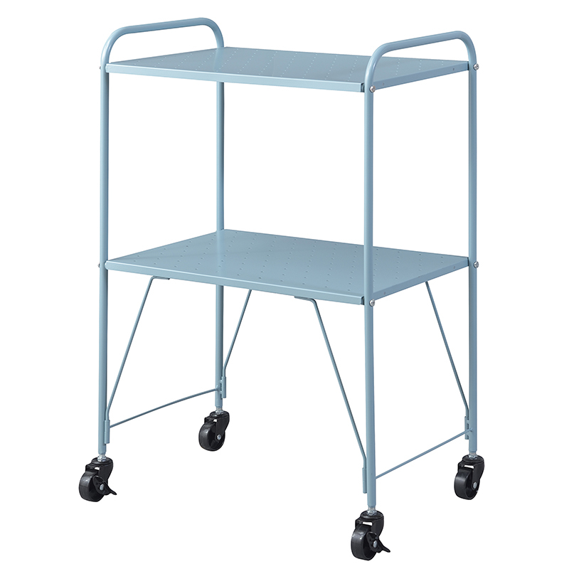 東谷 キッチンワゴン キャスター付き 2段 スリム おしゃれ 北欧 サイド