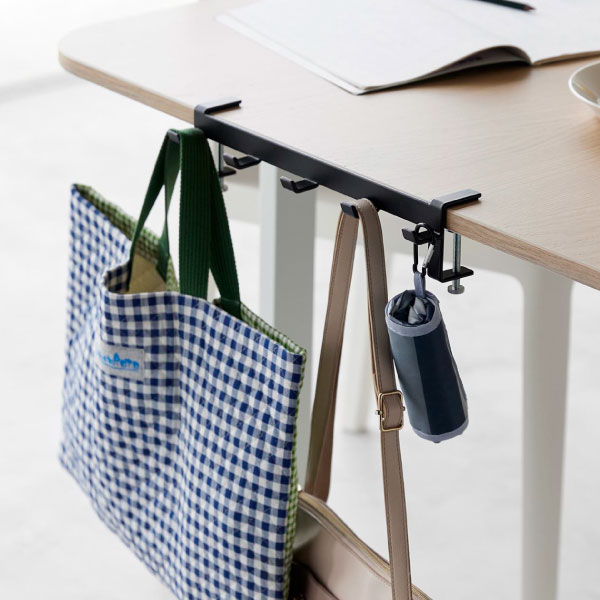tower デスク収納 おしゃれ 北欧 テーブルフック 挟む バッグフック