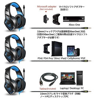 ゲーミングヘッドセット 任天堂 switch ヘッドホン ヘッドフォン 高