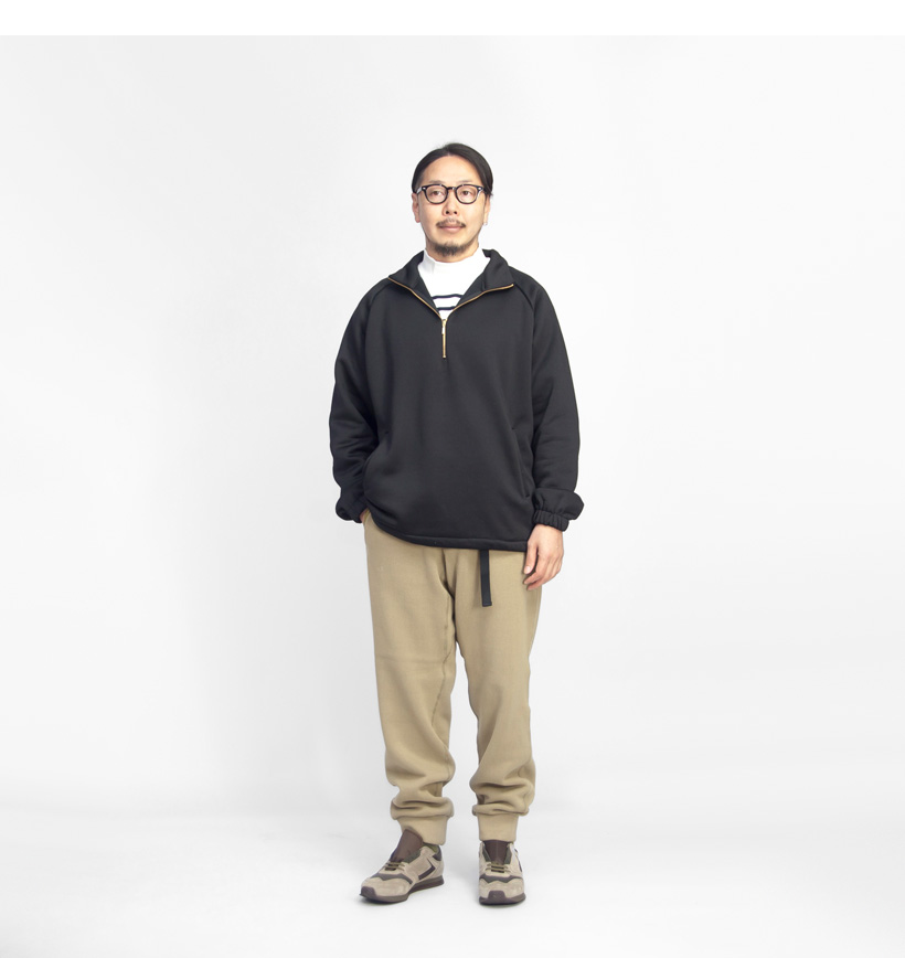 FLISTFIA（フリストフィア） 【セール価格】 裏起毛 ハーフジッププル