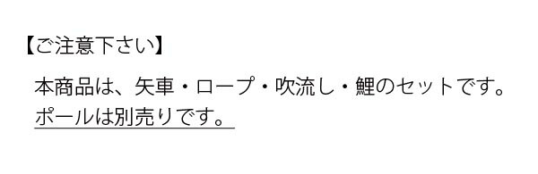 ダイヤ鯉のぼり 鯉のぼり 庭用 凛風 4m 6点 庭園用 大型セット/ポール