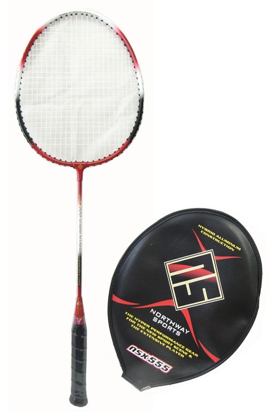 バトミントンラケット5本セット【NSX-555】軽量アルミシャフト
