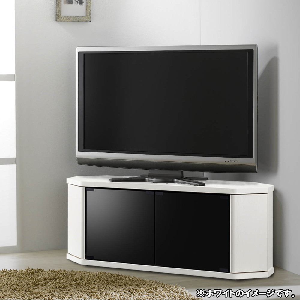 テレビ台 コーナー テレビラック 木製 42型 対応 AVラック キャスター