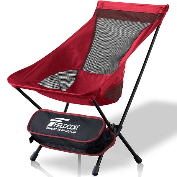 FIELDOOR（フィールドア） 1年保証 アウトドア チェア ミドルバック